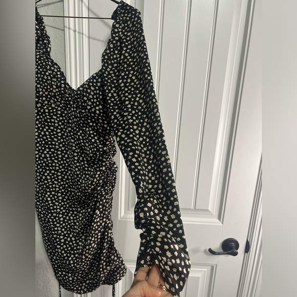 LUSH MINI Floral Sweetheart neckline dress fall - Picture 8 of 10